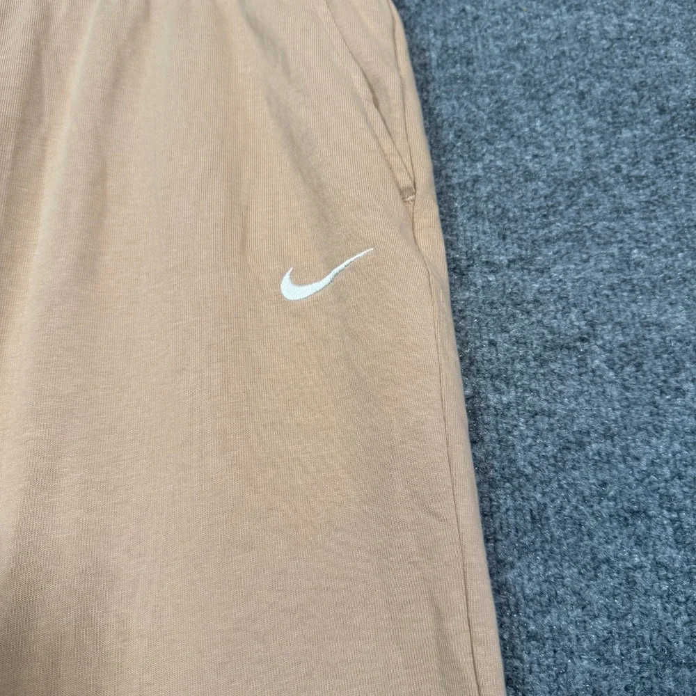 Nike Pants Womens 2X XXL Tan Joggers Fleece Sweatpants Casual Stretch Plus‎ Size